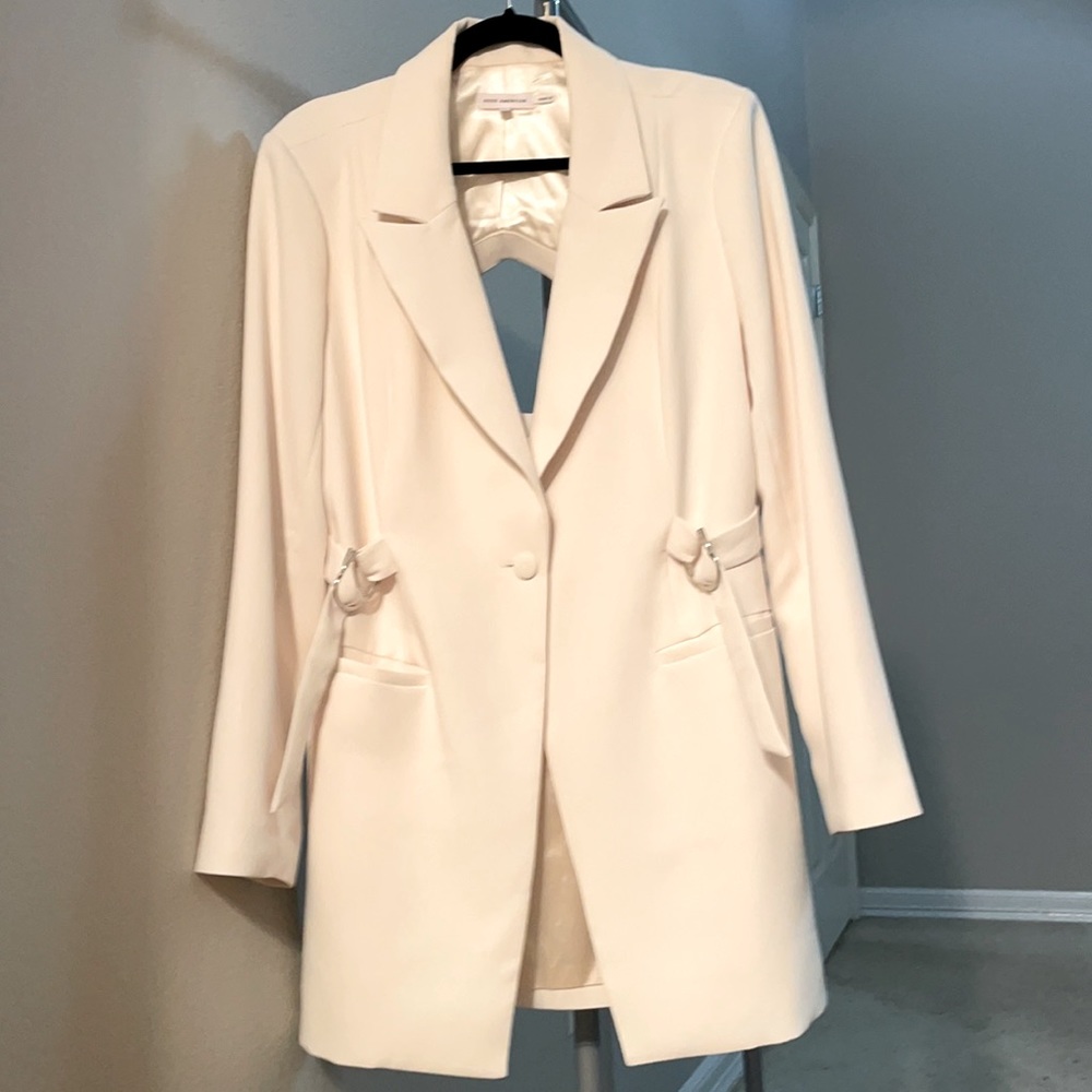 Good American ivory blazer size 4( 12)